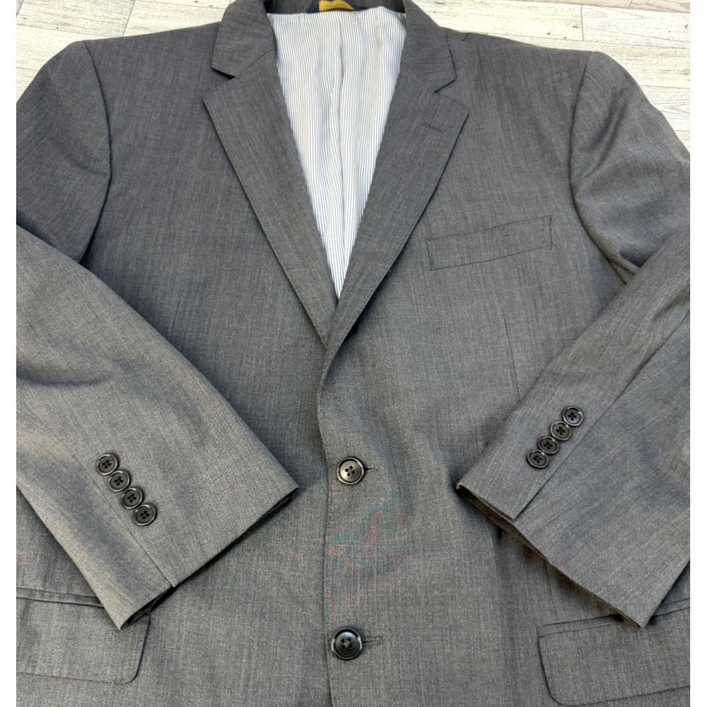 Brooks Brothers Explorer Madison Fit Blazer Sport Coat Gray Mens 44R